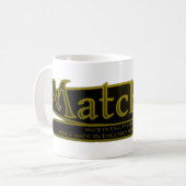 MATCHLOZE,  MOTORCYCLUS EMBLEM. KOFFIEMOK (Voorkant links)