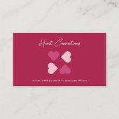 Matchmaker Dating Service QR Code Rood Hart Modern Visitekaartje (Voorkant)