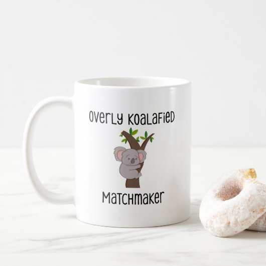 Matchmaker Moeder Huwelijk Makelaar Koffiemok (Met donut)