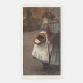 Matchstick Meisje Arme Straat Urchin Stadsarmoede Servet (Voorkant)