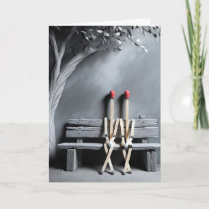 Matchsticks Jubileum Kaart