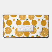 Matelas de bureau pour Motifs orange (Clavier et souris)