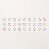 Matelas de yoga à motif traditionnel coréen (Devant (Horizontal))