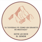 Mateo 17:20 sticker (Voorkant)