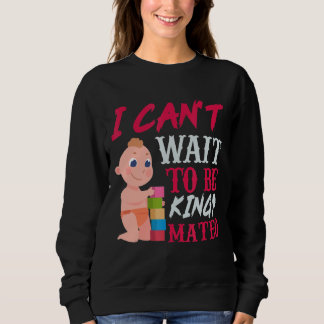 Mateo Zwangerschap Aankondiging Baby 9 Maandberich Trui