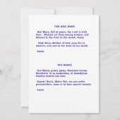 Mater Dei Flat  Gebeds-/wenskaart Bedankkaart (Achterkant)