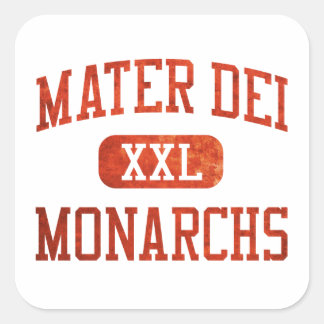 Mater Dei Monarchs Atletiek Vierkante Sticker