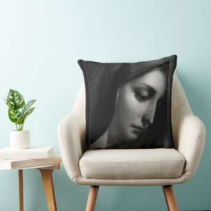 Mater Dolorosa graving door Carlo Dolci Kussen