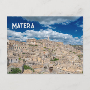 Matera Basilicata Italië Briefkaart