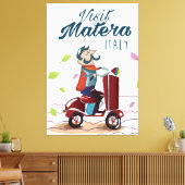 Matera Italie Dessin animé Scooter impression de v (Insitu(Salon))