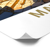 Matera Italië Reisprint Poster (Hoek)