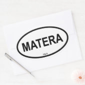 MATERA OVALE STICKER (Envelop)