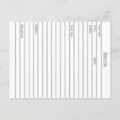 Materia Medica Mullein Medicinal Herb Study Kaart (Achterkant)