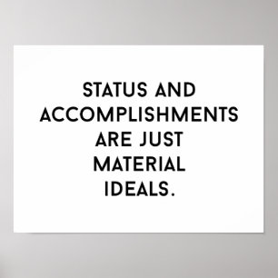 Materiaal Ideal-Poster Poster
