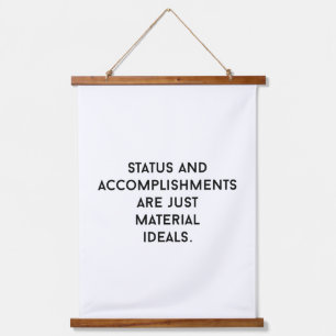 Materiaal Ideals Wood met bovenzijde wandtapijt Hangend Wandkleed