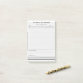 Materiaal Lijst Tracker Post-it® Notities Notes (Op bureau)