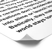 Materiaalingenieur Poster (Hoek)