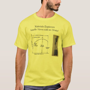 Materiaalingenieurs behandelen Stress zonder belas T-shirt