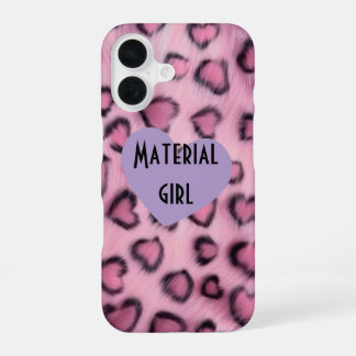Material girl iPhone 16 phone cases iPhone 16 Hoesje