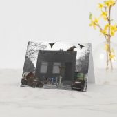 "Material World" Verjaardagskaart Kaart (Gele Bloem)