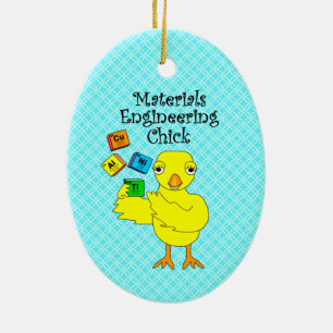 Materialen Engineering Chick Keramisch Ornament