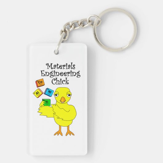 Materialen Engineering Chick Sleutelhanger (achterkant)