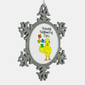 Materialen Engineering Chick Tin Sneeuwvlok Ornament (Links)