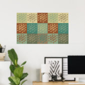 Materialen Wetenschapskunst Pop Poster (Thuiskantoor)