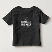 materials engineer gift kinder shirts (Voorkant)