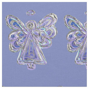Matériau de tissu d'art Ange Gardien d'argent viol