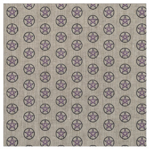Matériau en tissu d'autel de pentacle