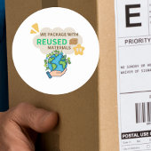 Matériaux réutilisés Sticker Recyclé d'emballage r