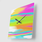 Materic Vierkante Klok (Hoek)