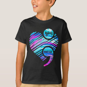 Materie Laat Je Verhaal Niet Einden Preventie Hart T-shirt