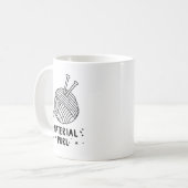 Matériel Purl Fabrique Tricot Pun Mug (Devant gauche)