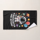 maternelle et au-delà astronaute espace (Serviette à main)