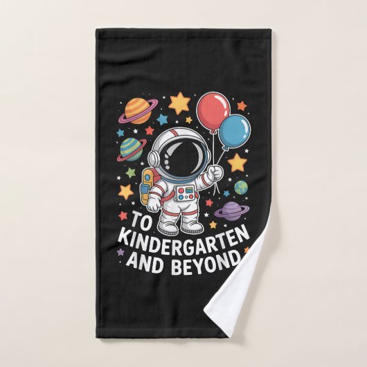 maternelle et au-delà astronaute espace (Serviette à main)