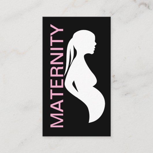 Maternité Shop Carte de visite moderne (Devant)