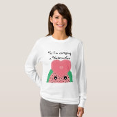 Maternité - T-shirt pastèque (Devant entier)