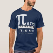 Math and Music Inspired Design T-shirt (Voorkant)