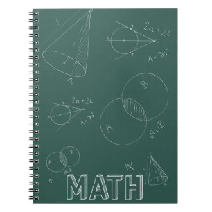Math Back to School design Notitieboek