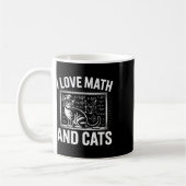 Math Cat Lover Funny Math Teacher I Love Math And Koffiemok (Links)