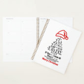 Math Christmas Tree Planner - Love Gift (Devant avec enveloppe)
