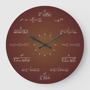 Math Clock Grote Klok