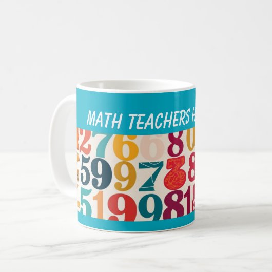 Math enseignant cadeau Mug (Devant gauche)
