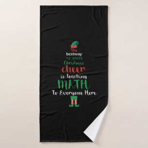 Math Enseignant Christmas Elf Cadeau design