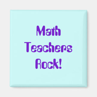 Math Enseignants Rock Magnet