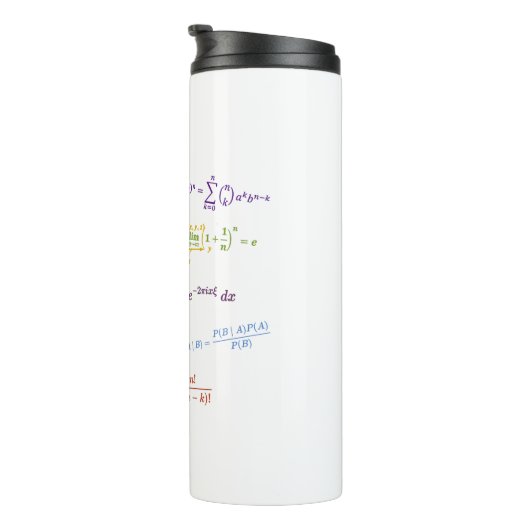 math equations and formulas thermosbeker (Geroteerd rechts)