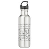 math equations and formulas waterfles  (Voorkant)
