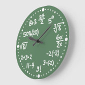 Math équations mathématiques Horloge version deux (Angle)